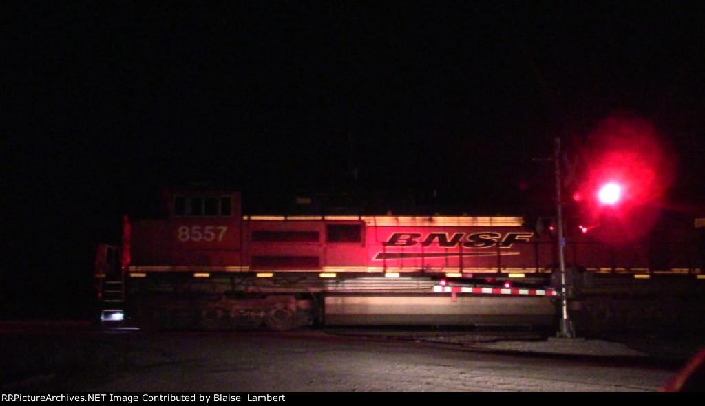 BNSF coal train DPU